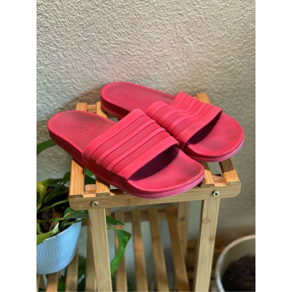 ‎Adidas Red Slides